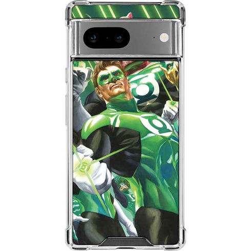DC Comics Green Lantern Corps Team Art by Alex Ross Google Pixel 8a Clear Case